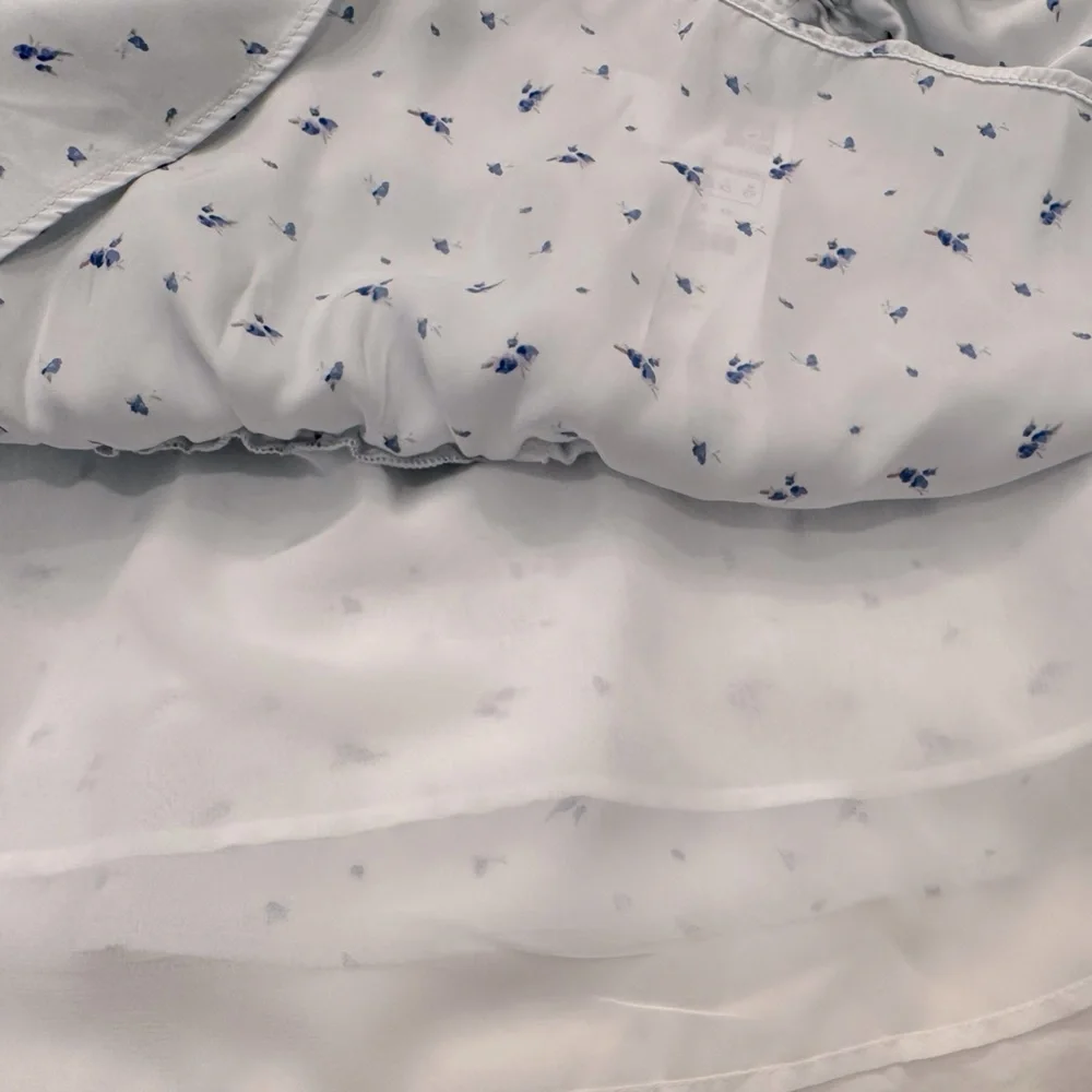 NWT Zara satin floral mini skirt - Picture 12 of 12